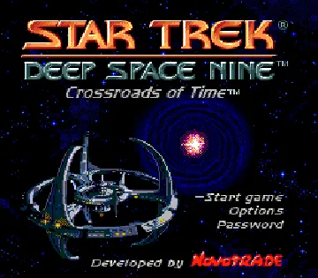 Star Trek - Deep Space Nine - Crossroads of Time (Europe) screen shot title